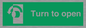 SA402: Turn anti-clockwise to open