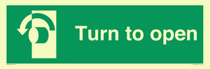 SA402: Turn anti-clockwise to open