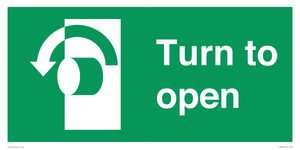 SA402: Turn anti-clockwise to open