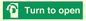 SA402: Turn anti-clockwise to open