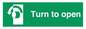 SA402: Turn anti-clockwise to open