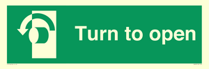 SA402: Turn anti-clockwise to open