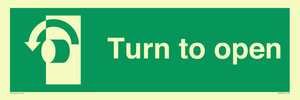 SA402: Turn anti-clockwise to open