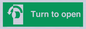 SA402: Turn anti-clockwise to open