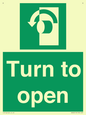 SA402: Turn anti-clockwise to open