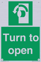 SA402: Turn anti-clockwise to open