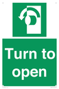 SA402: Turn anti-clockwise to open