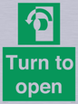 SA402: Turn anti-clockwise to open