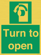 SA402: Turn anti-clockwise to open