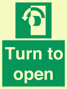 SA402: Turn anti-clockwise to open