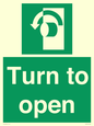 SA402: Turn anti-clockwise to open