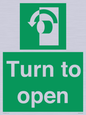 SA402: Turn anti-clockwise to open