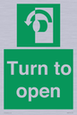 SA402: Turn anti-clockwise to open