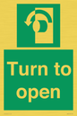 SA402: Turn anti-clockwise to open