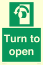 SA402: Turn anti-clockwise to open