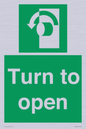SA402: Turn anti-clockwise to open
