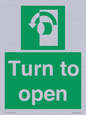 SA402: Turn anti-clockwise to open