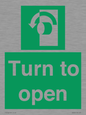 SA402: Turn anti-clockwise to open