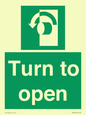 SA402: Turn anti-clockwise to open