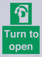 SA402: Turn anti-clockwise to open