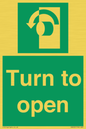 SA402: Turn anti-clockwise to open
