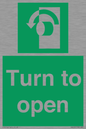 SA402: Turn anti-clockwise to open