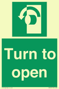 SA402: Turn anti-clockwise to open