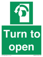 SA402: Turn anti-clockwise to open