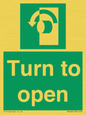SA402: Turn anti-clockwise to open