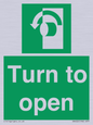 SA402: Turn anti-clockwise to open