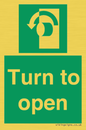 SA402: Turn anti-clockwise to open