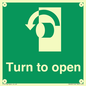SA402: Turn anti-clockwise to open