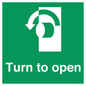 SA402: Turn anti-clockwise to open