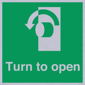 SA402: Turn anti-clockwise to open