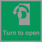 SA402: Turn anti-clockwise to open