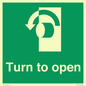 SA402: Turn anti-clockwise to open