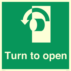 SA402: Turn anti-clockwise to open