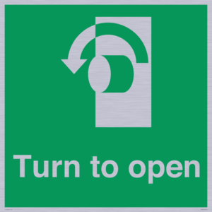 SA402: Turn anti-clockwise to open