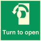 SA402: Turn anti-clockwise to open