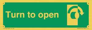 SA403: Turn clockwise to open