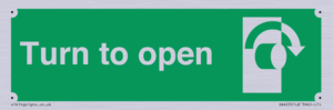SA403: Turn clockwise to open