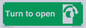 SA403: Turn clockwise to open