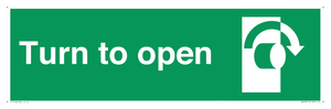 SA403: Turn clockwise to open