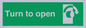 SA403: Turn clockwise to open