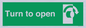 SA403: Turn clockwise to open