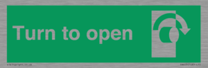 SA403: Turn clockwise to open