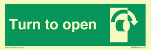 SA403: Turn clockwise to open