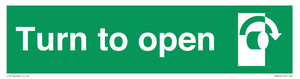 SA403: Turn clockwise to open