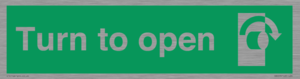 SA403: Turn clockwise to open