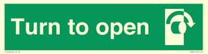 SA403: Turn clockwise to open
